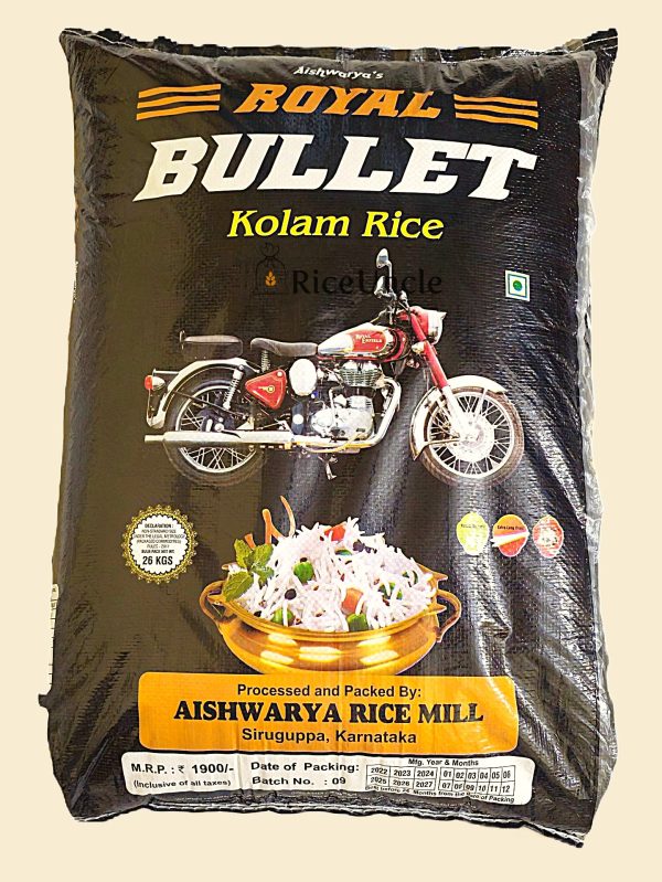 Aishwaryas Royal Bullet Kolam Rice