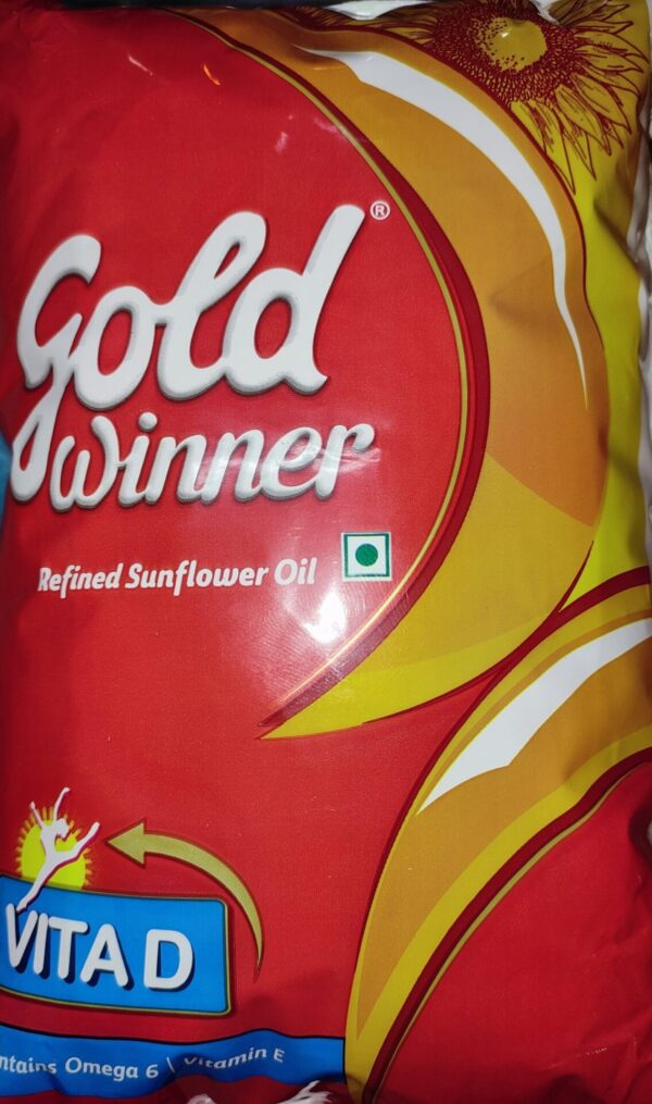 Gold winner sunflower oil
