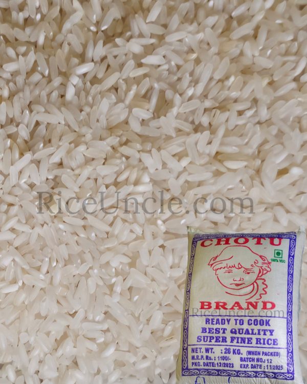 Chotu Brand Big Raw Rice for Dosa - 26KG Bag/Loose - Image 2